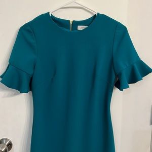 Turquoise Calvin Klein Dress